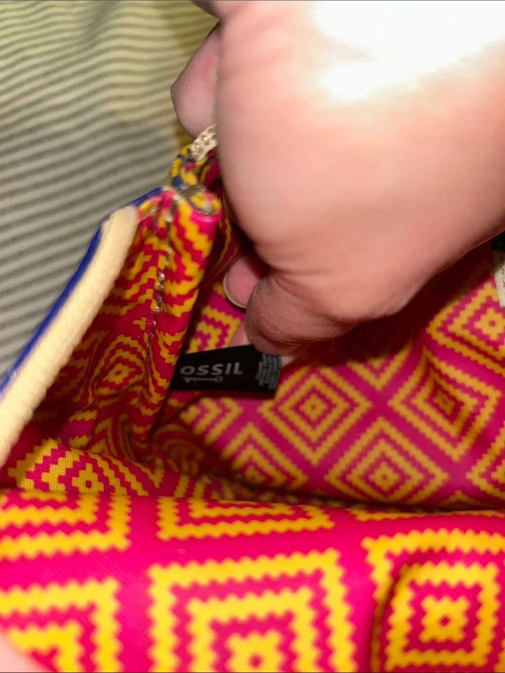 Fossil colorful zip